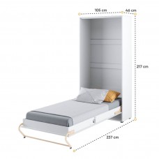Paceļamā gulta CONCEPT PRO CP3, balts glancēts